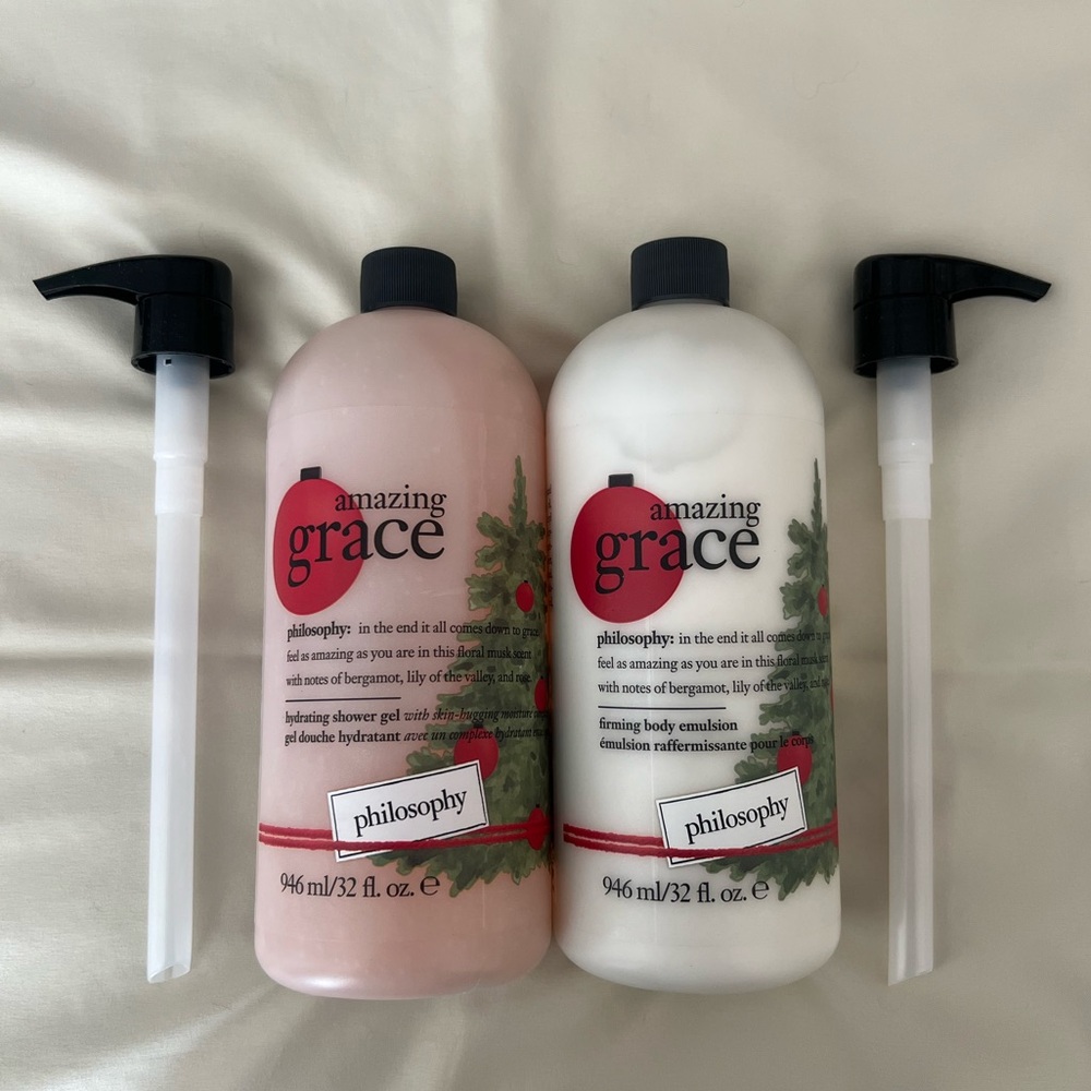 Philosophy Amazing Grace Hydrating Shower Gel + Firming Body Emulsion Set